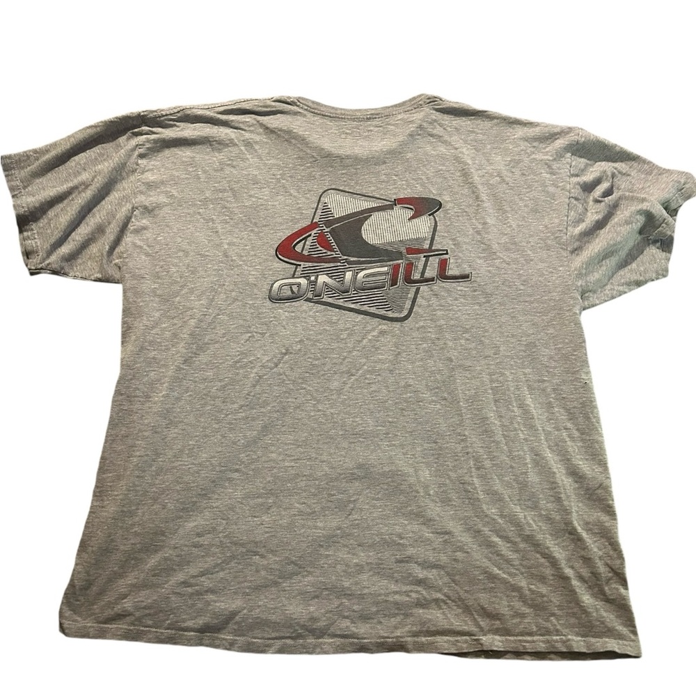 Y2K vintage xxl O'Neill grey and red t-shirt
